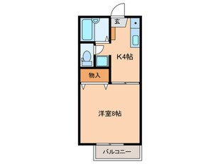 プラムハウスの物件間取画像